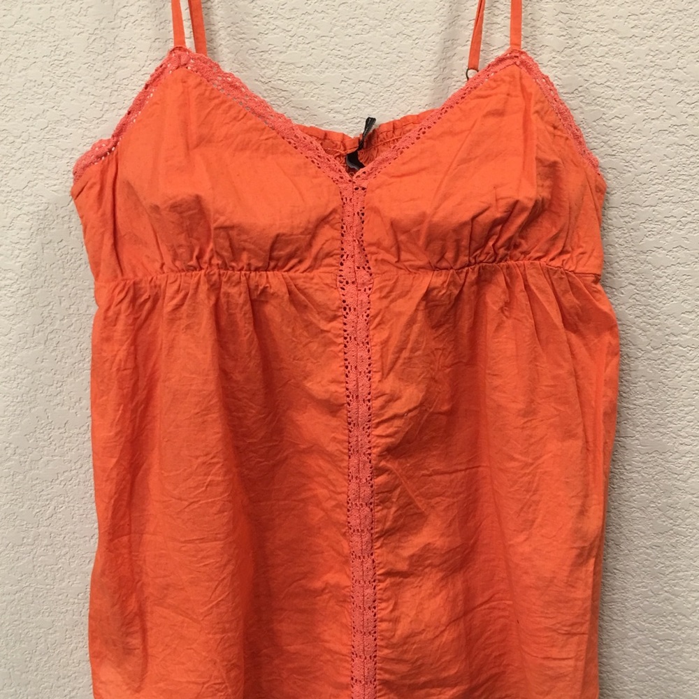 Salmon / Coral orange O’Neil tank top